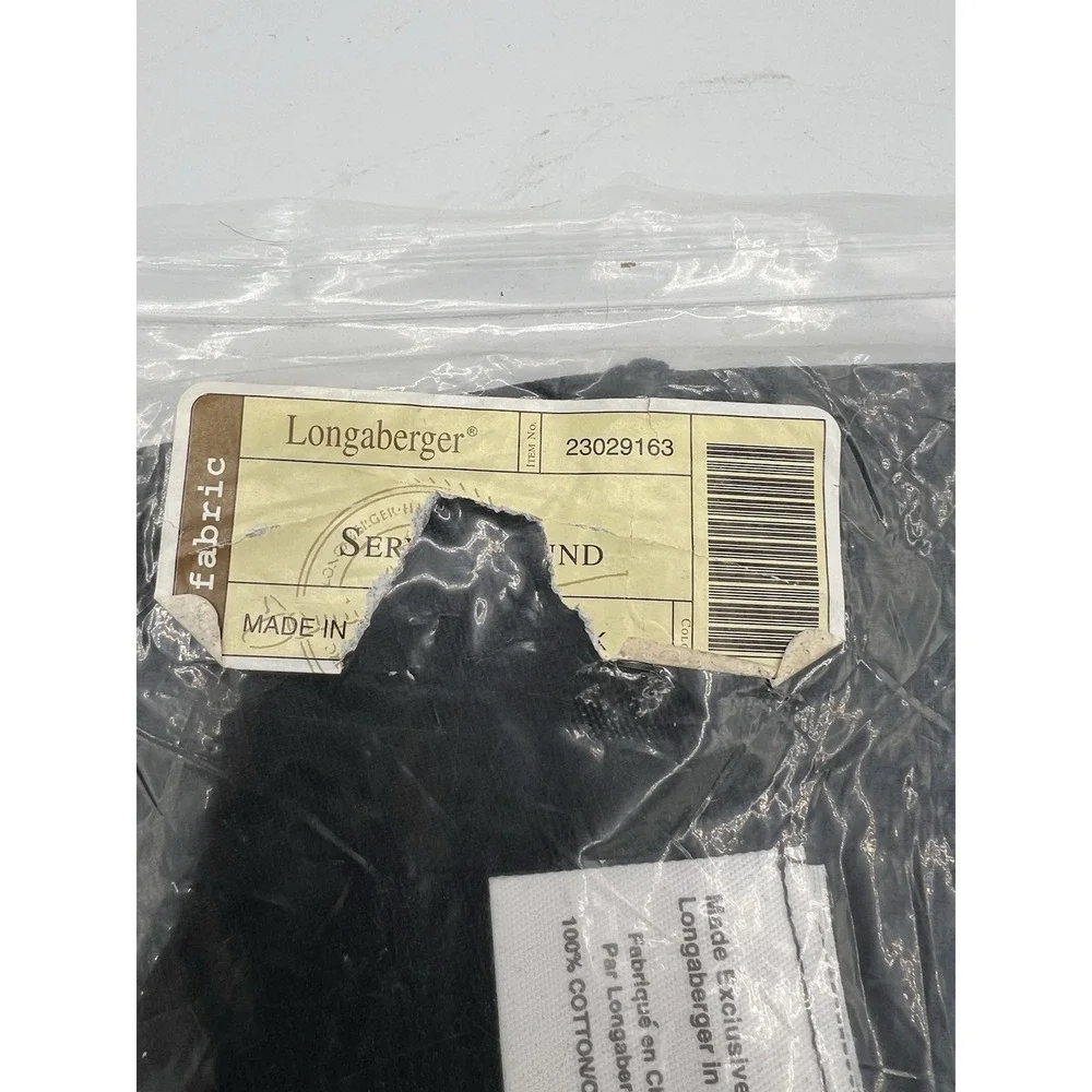🖤 Longaberger Serve Around Basket Liner #23029163 – Black‎ – NEW! 🧺✨